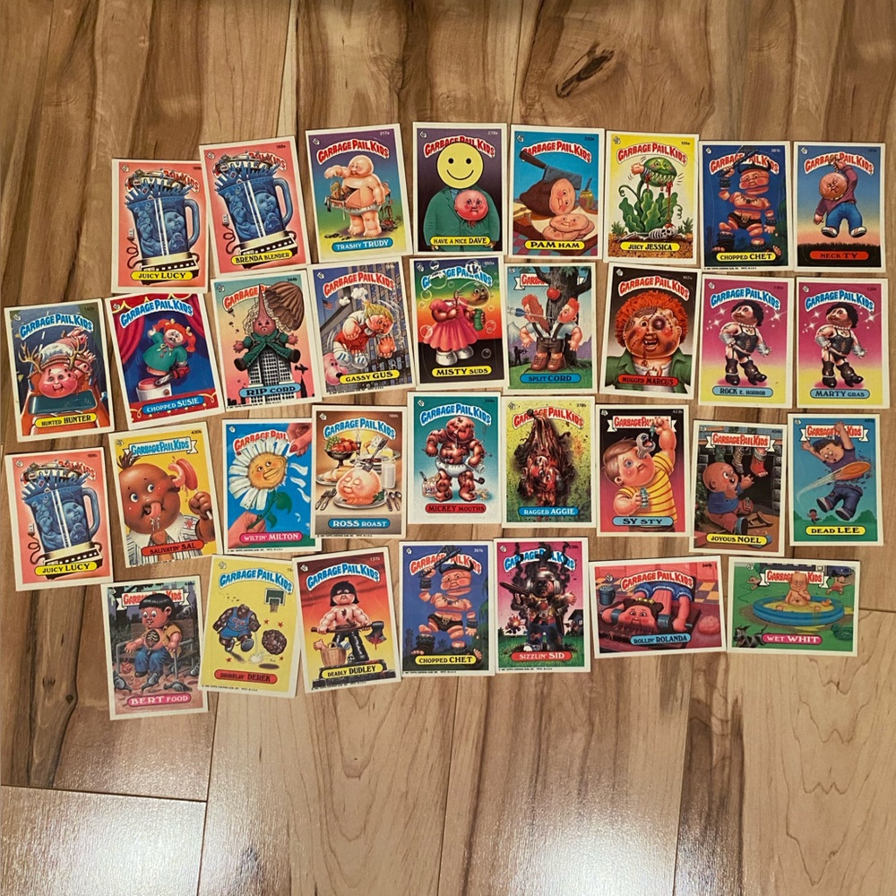 Garbage Pail Kids Vintage 1986-87 Trading Card Set